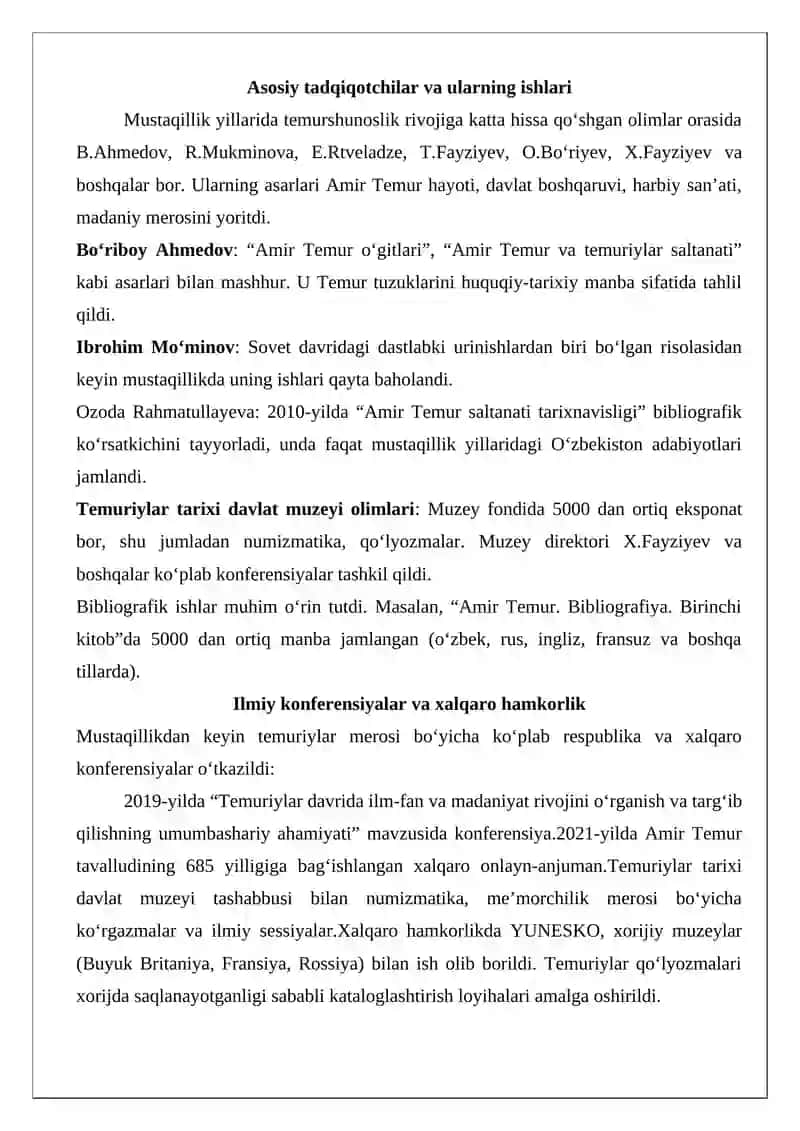 Tarixiy tadqiqotlar 2