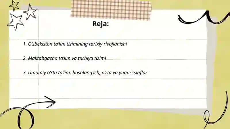 Oʻzbekiston taʼlim tizimi 2