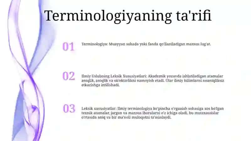 Ilmiy Uslubning Leksik Xususiyatlari 2