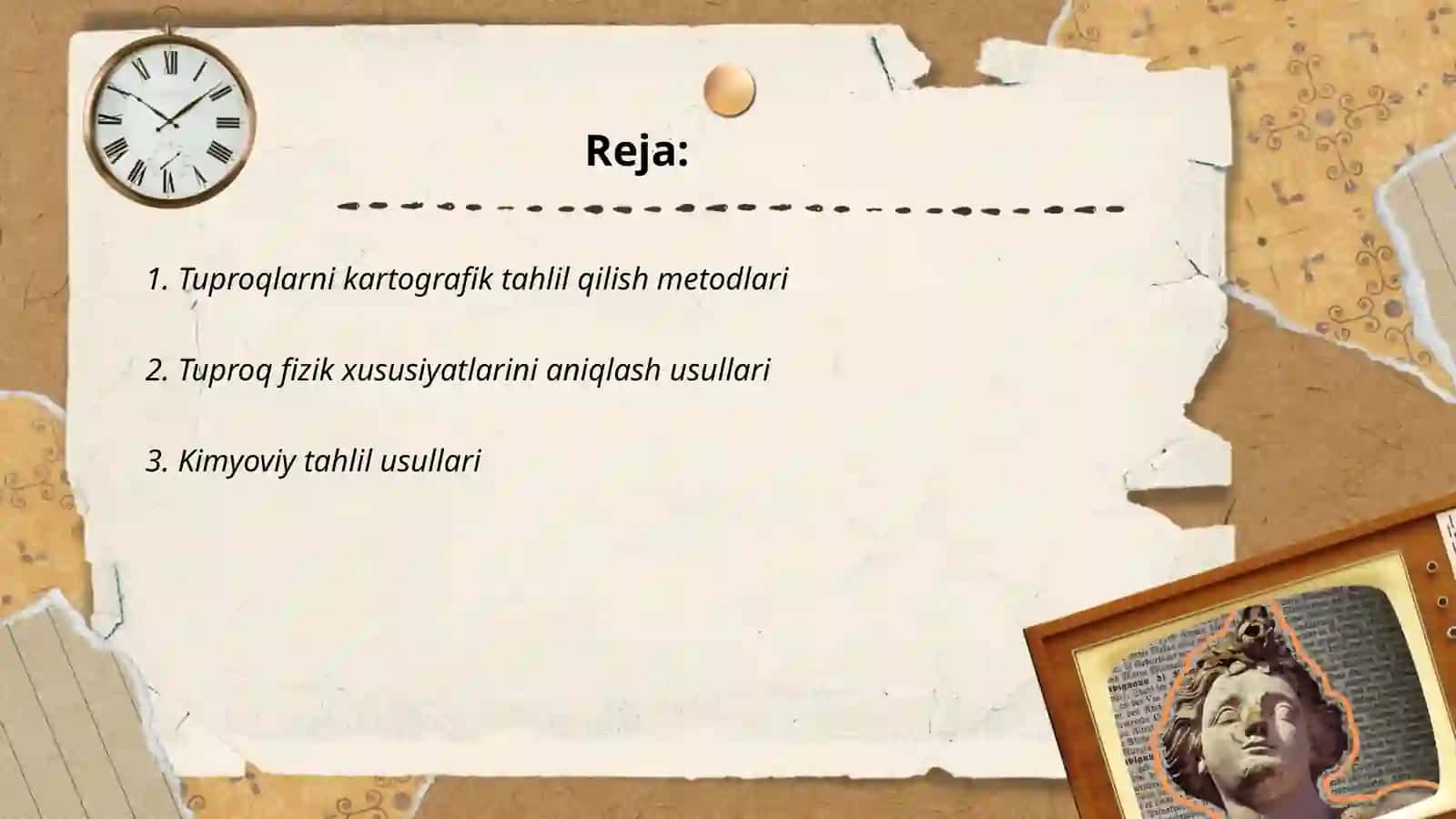 Tuproqlar geografiyasida tadqiqot metodlari 2