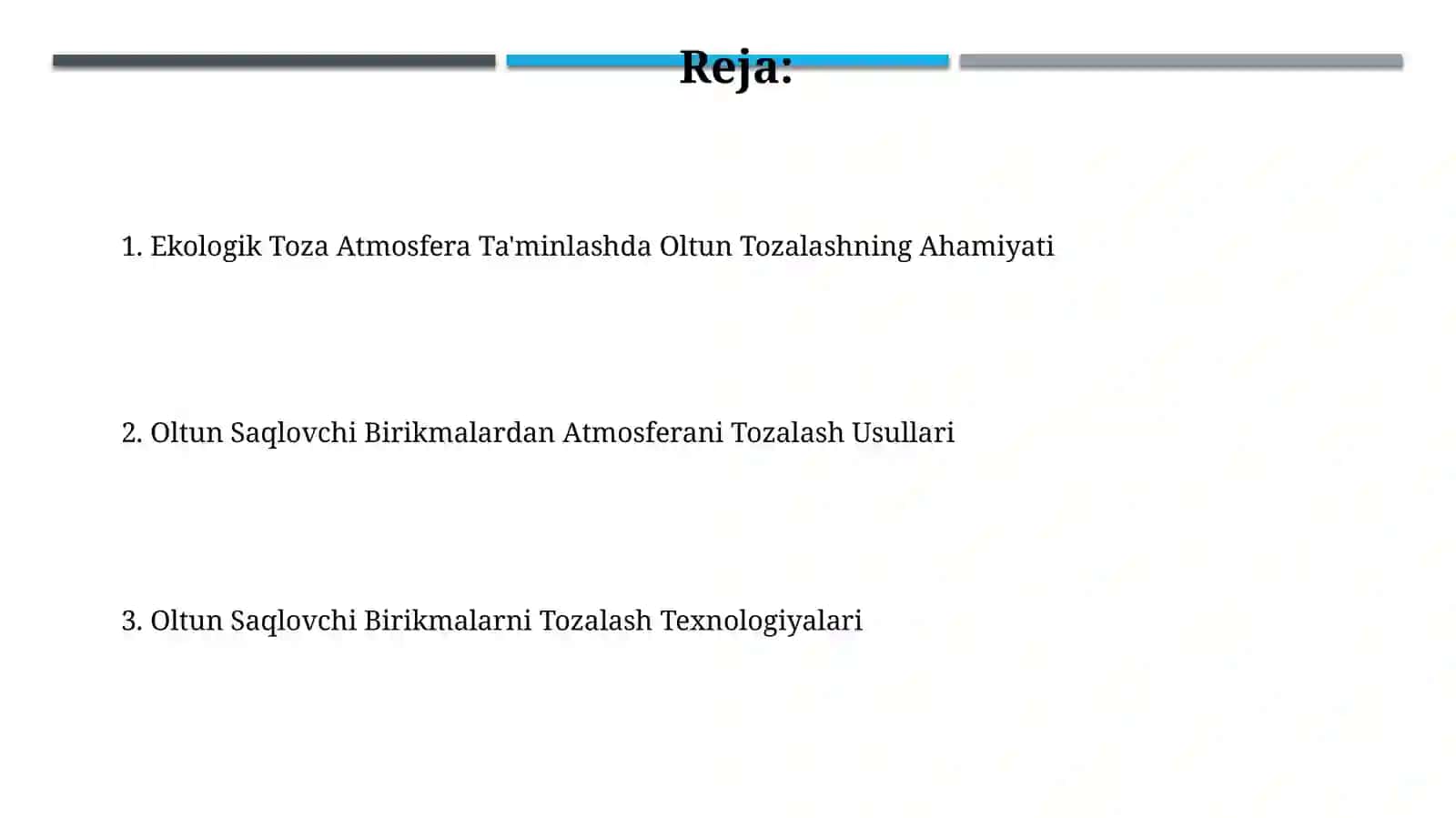 Atmosfera havosini oltingurgutbirikmalaridantozalash 2