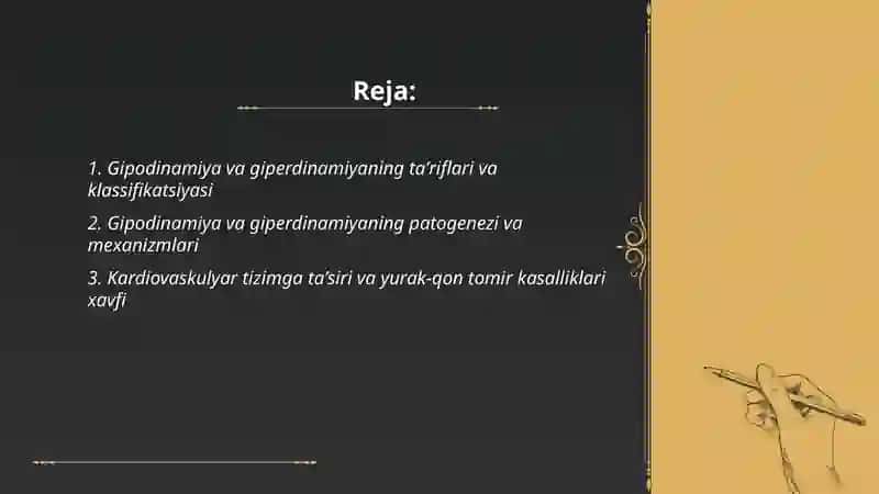 Gipodinamiya va giperdinamiya muammolari 2