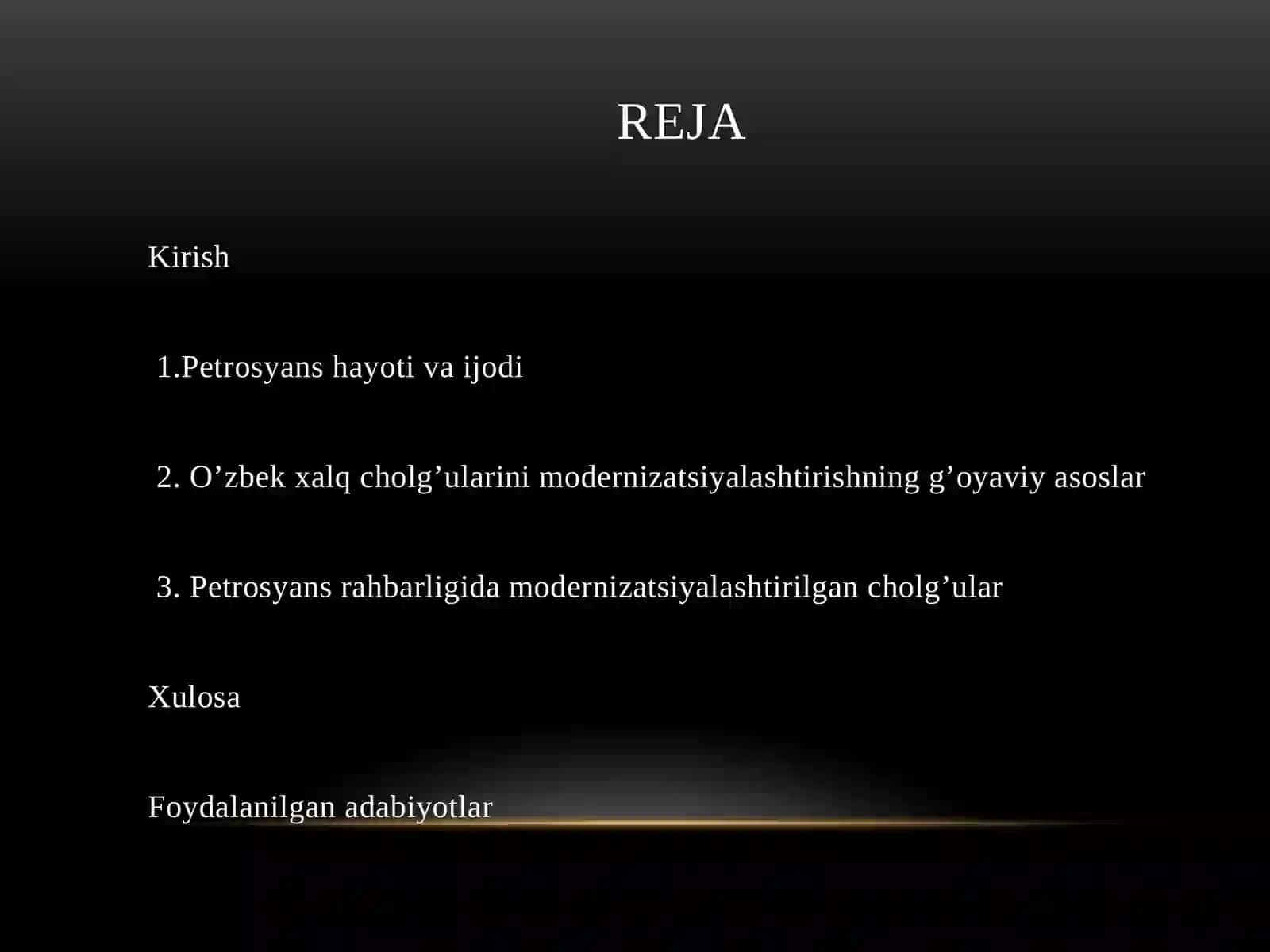 "Ijrochilik san'ati tarixi" 2