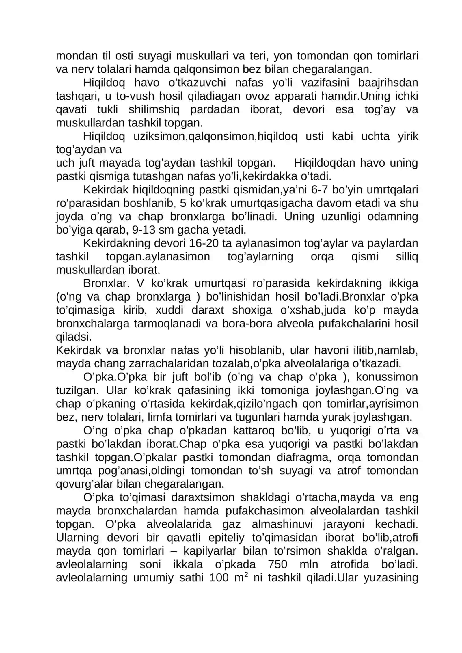 NAFAS OLISH ORGANLARI VA YOSHGA OID HUSUSIYATLARI 2
