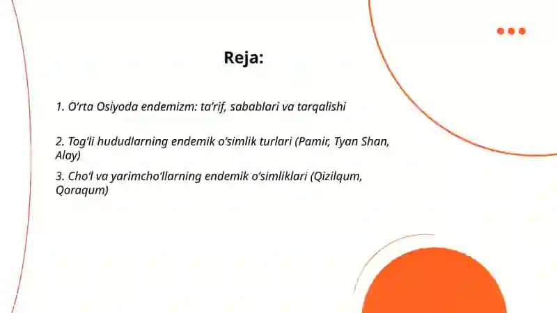 Oʻrta Osiyodagi endemik õsimlik turlari 2