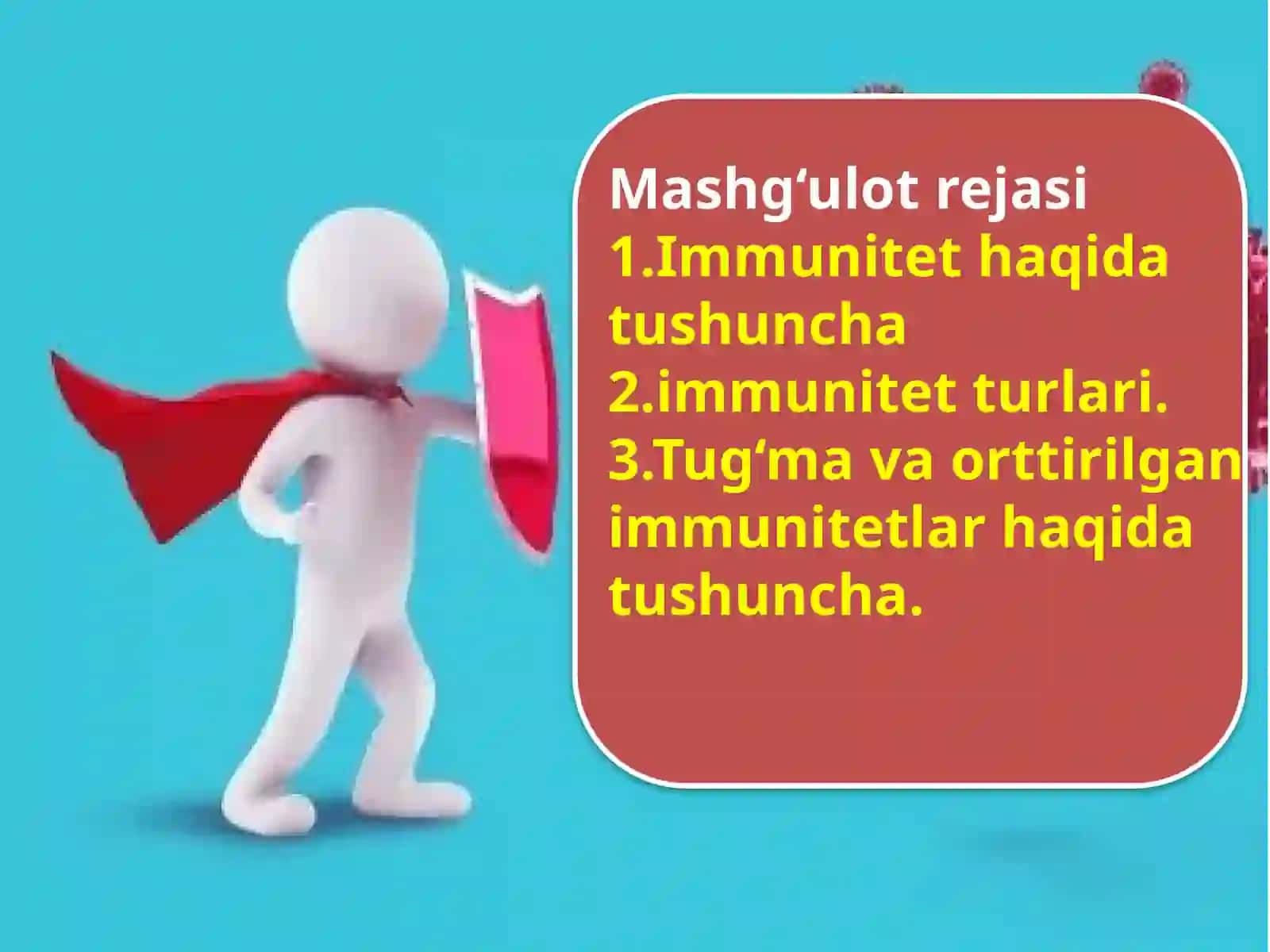 IMMUNITET VA IMMUN SISTEMA 2