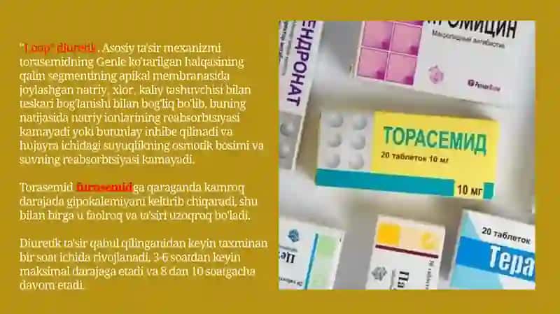 TORASEMID PREPARATINING FARMAKODINAMIKASI 2
