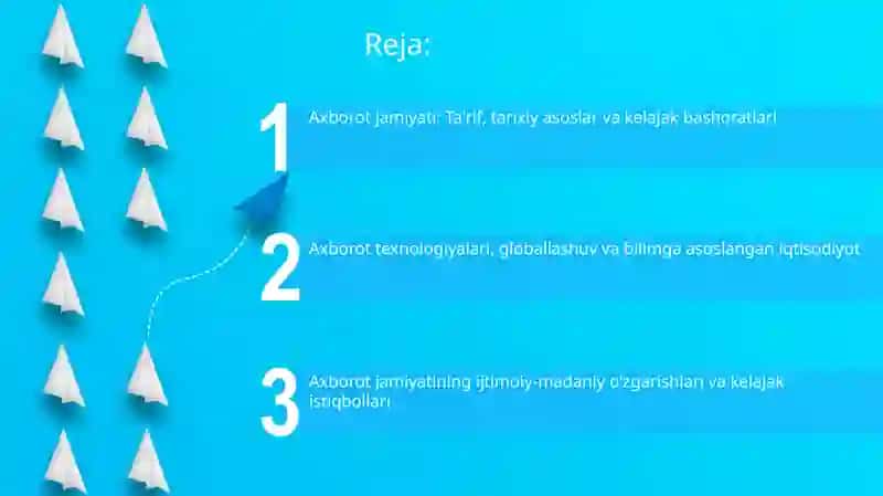 Axborotlashgan jamiyat va uning istiqbollari 2