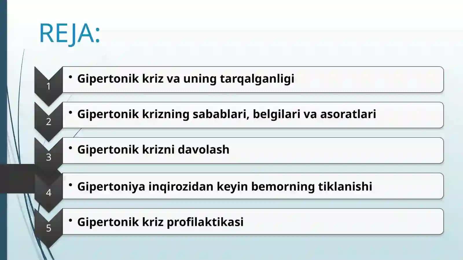 GIPERTONIK KRIZNI DAVOLASH 2