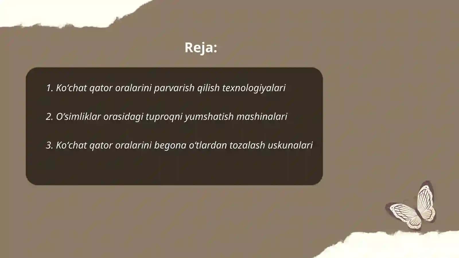 Koʻchat qator oralariga ishlov berish mashinalari 2