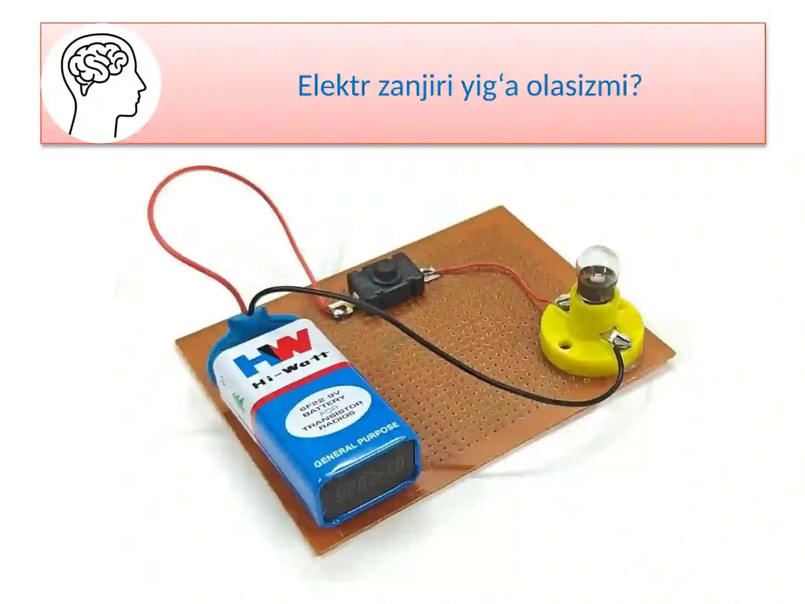 Amaliy mashg'ulot SODDA ELEKTR ZANJIRI 2