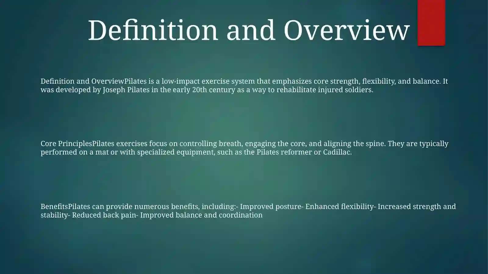 The System Of Exercises 2