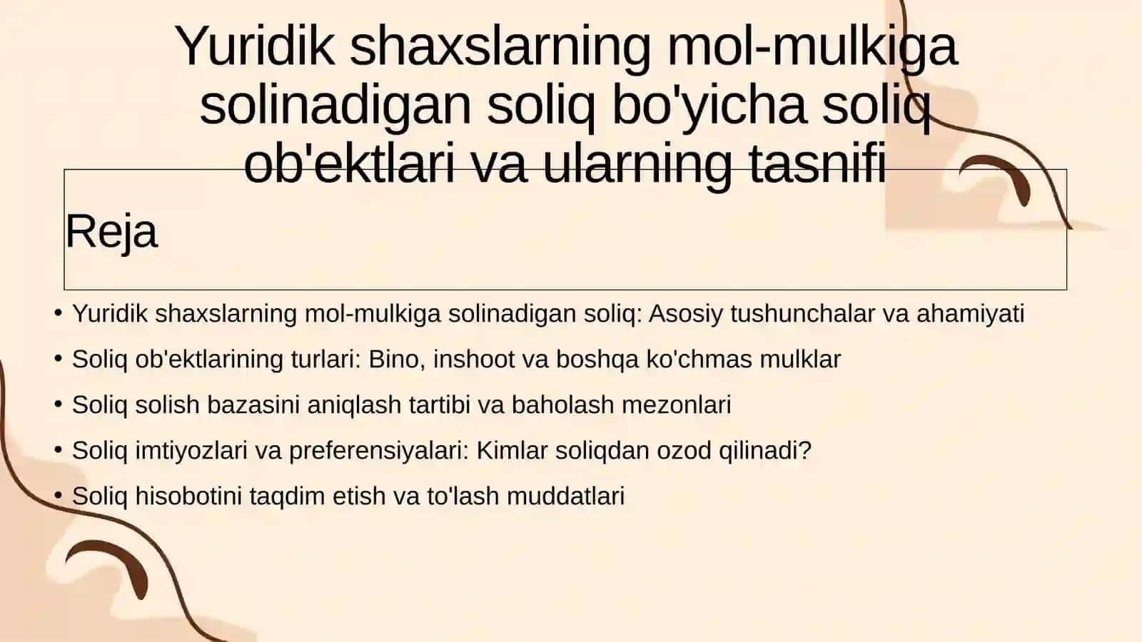 Soliqlar va soliqqa tortish faoliyati 2