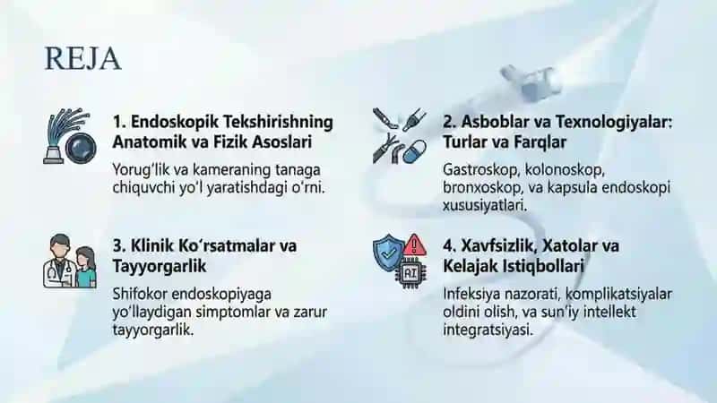 Tibbiyotda endoskopik usullarning qoʻllanishi 2