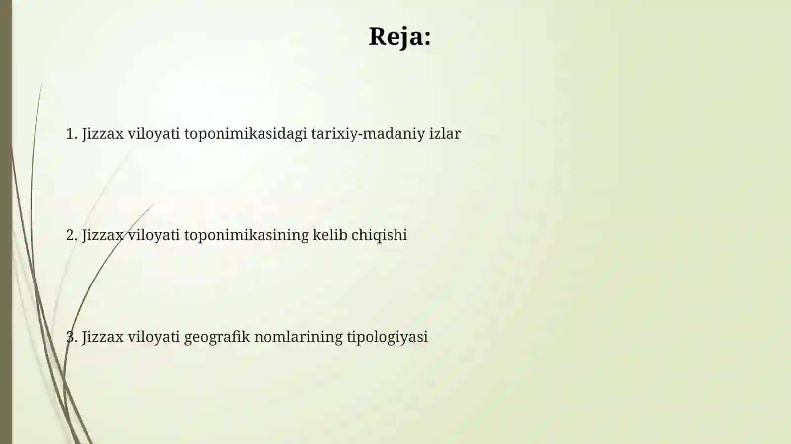 Jizzax viloyati toponimikasi 2