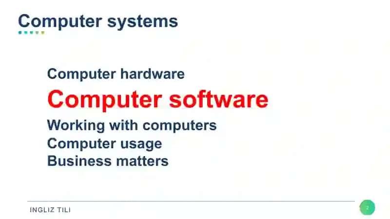 Computer software 2