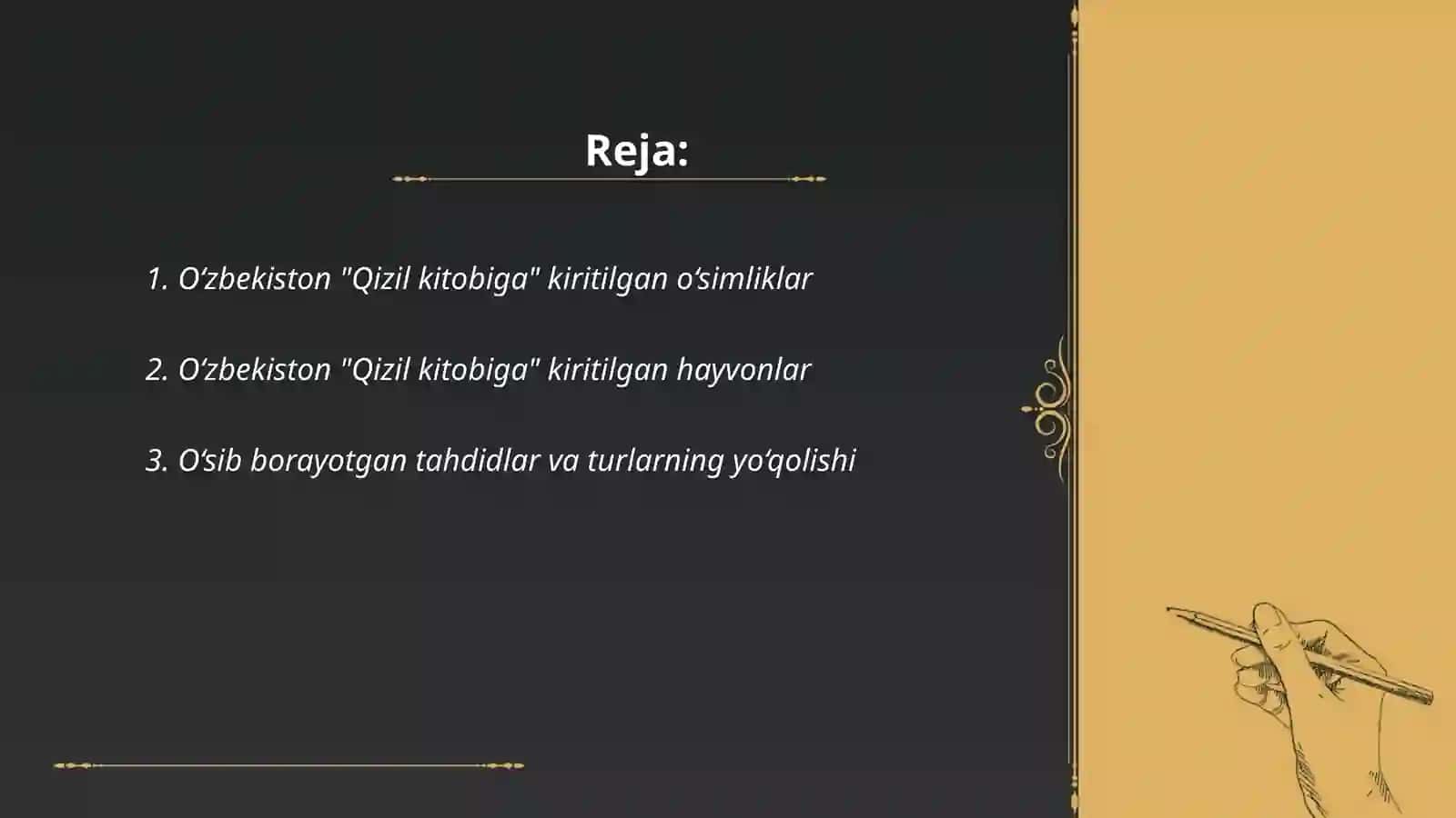O‘zbekiston "Qizil kitobiga" kiritilgan o‘simliklar 2