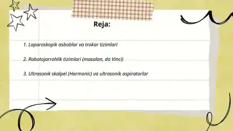 Zamonaviy xirurgik asboblar 2