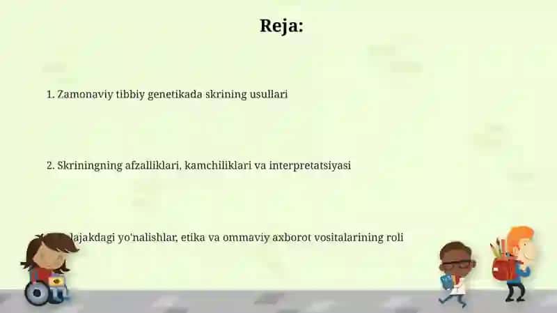 Tibbiy genetikada zamonaviy tekshirish usullari 2