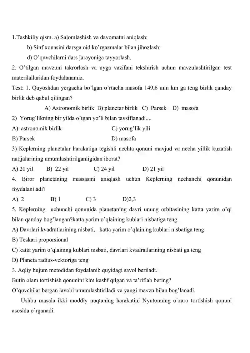 Ikki jism masalasi. Kosmik tezliklar 2