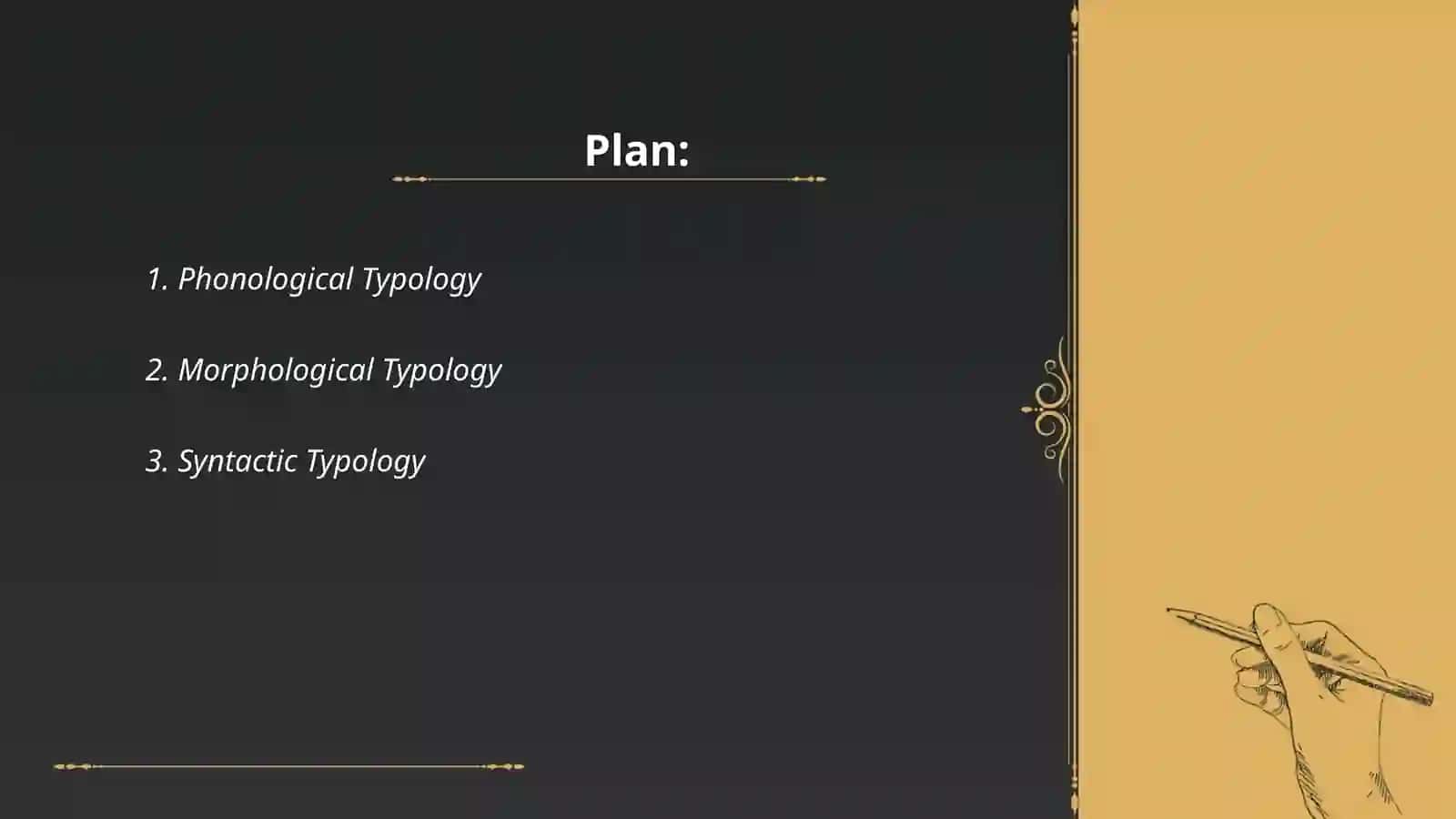 Factors developing linguistic typology 2