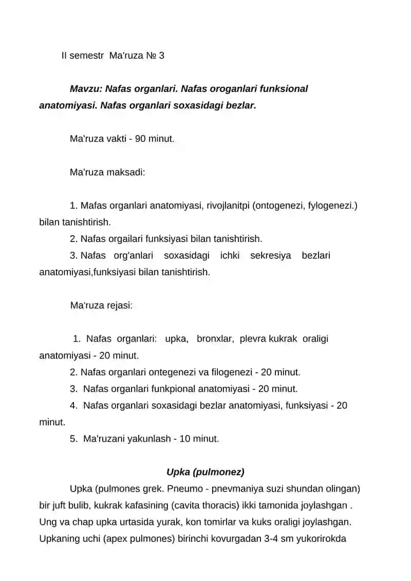 Nafas organlari 2
