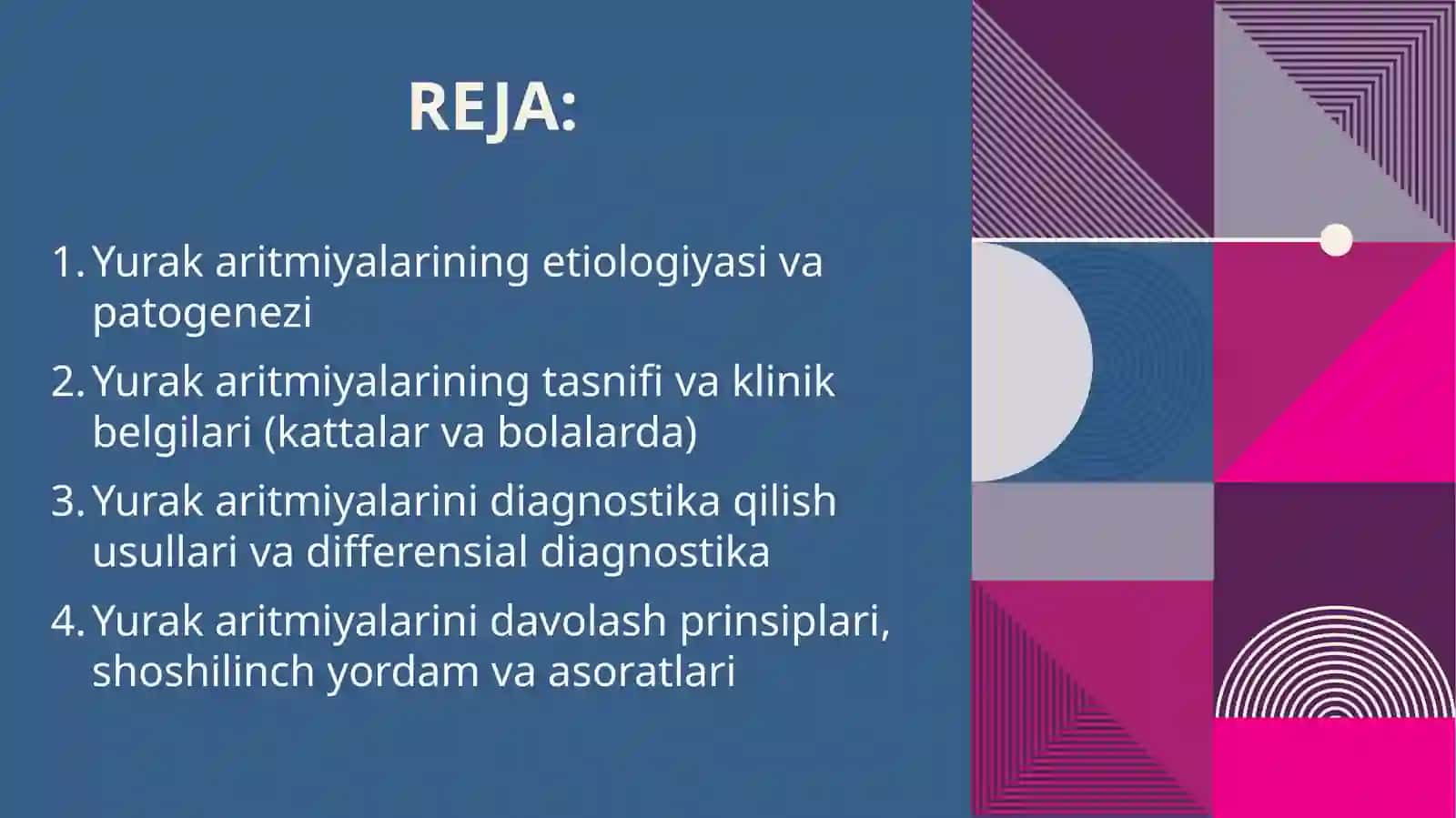 Yurakaritmiyalarini davolash prinsiplari 2