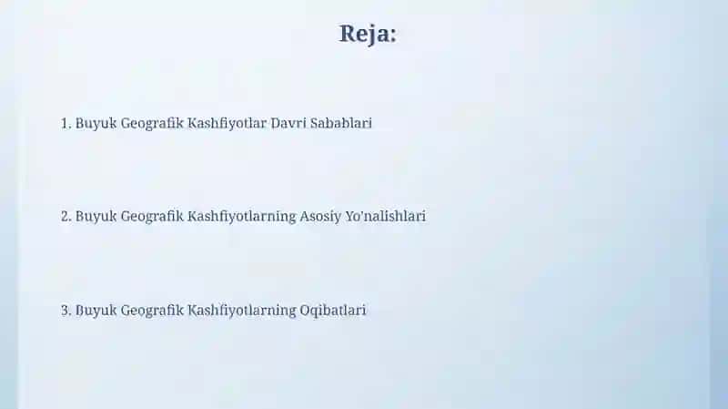 Buyuk geografik kashfiyotlar davri 2