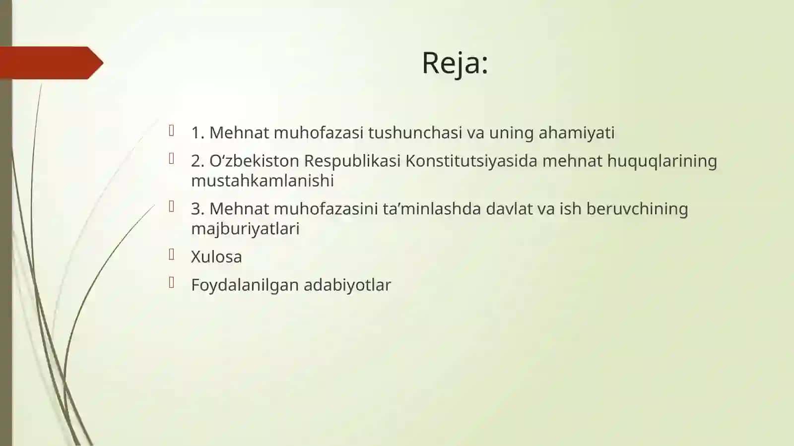 Mehnat muhofazasi 2