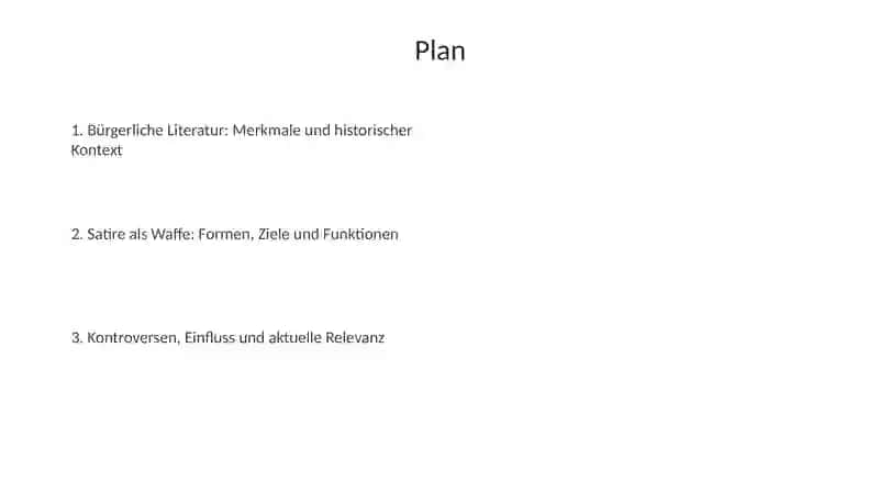Bürgerliche Literatur und Satire 2