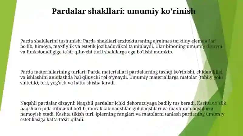 Parda Hosil Qiluvchi Moddalar Va Ular Asosida Olingan Pardozlash 2