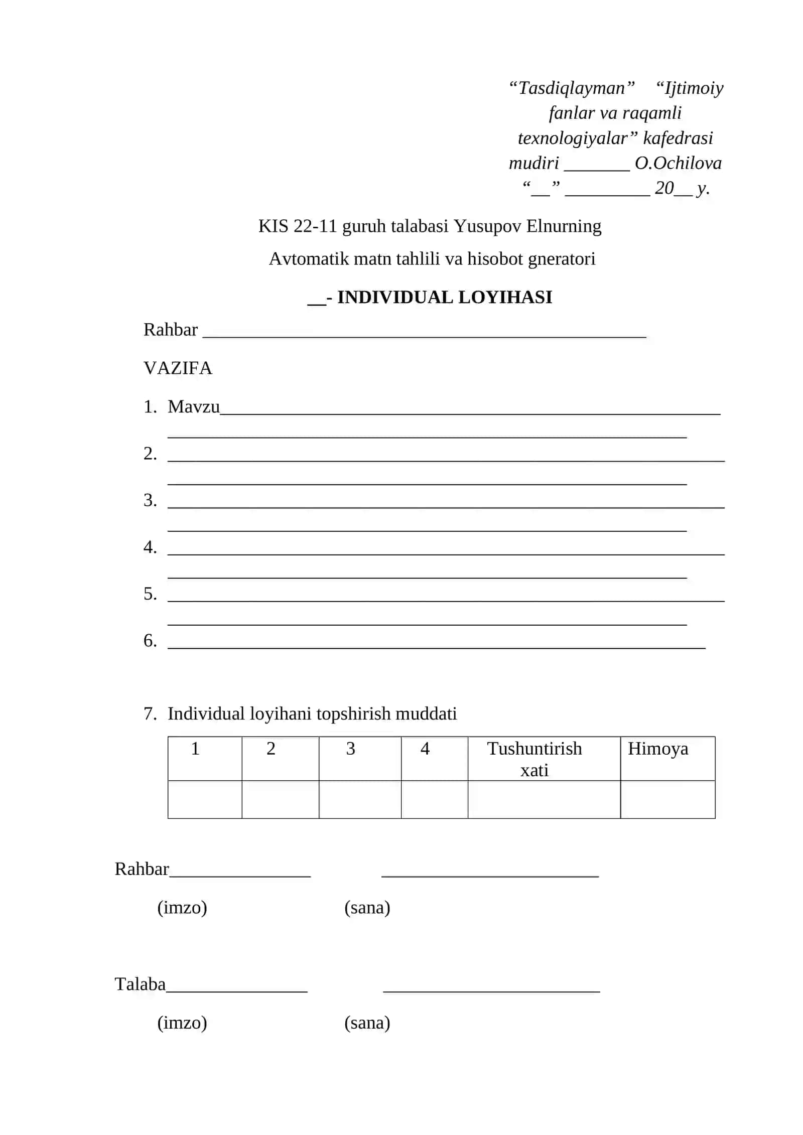 Avtomatik matn tahlili va hisobot gneratori 2