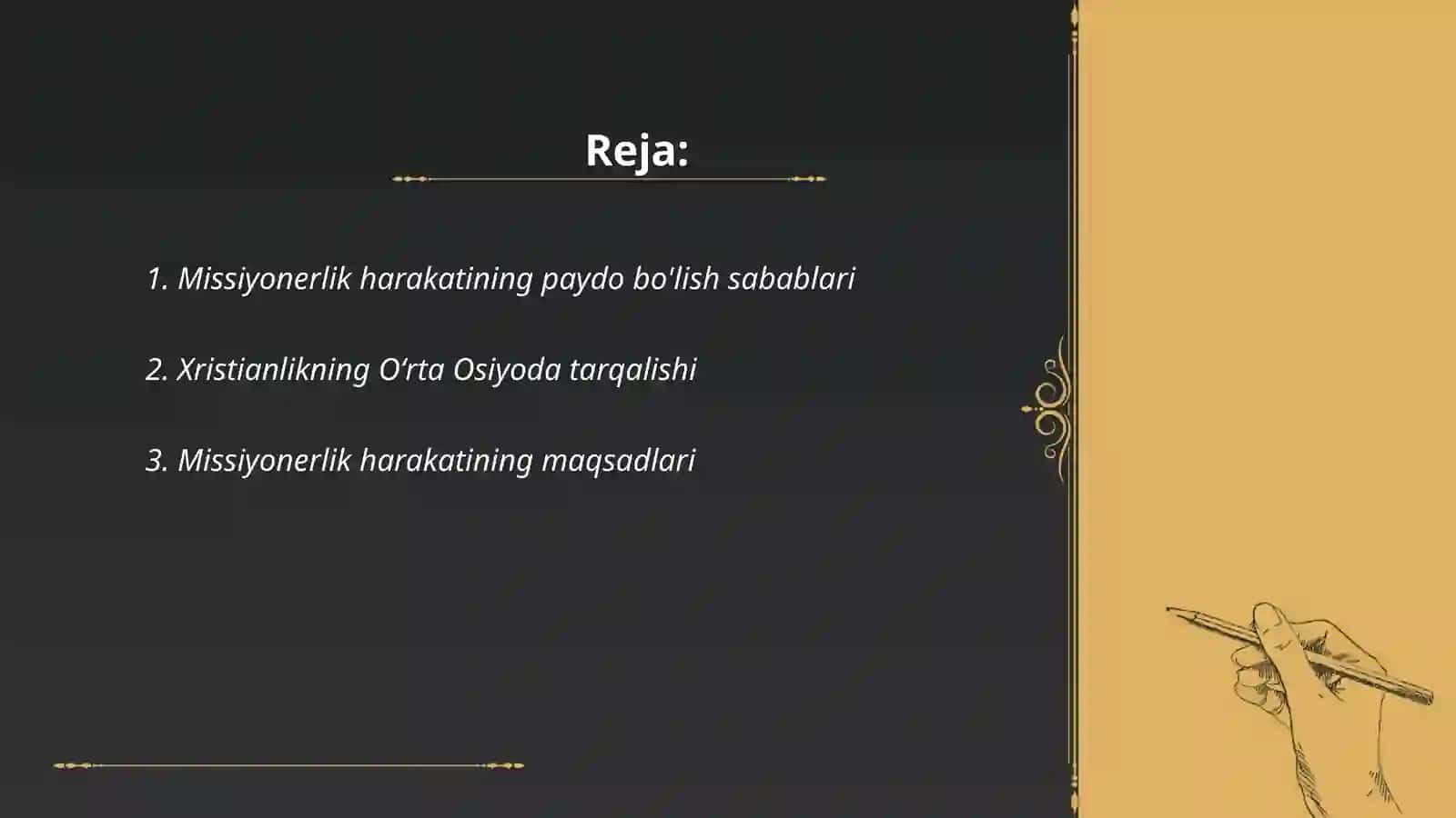 Missiyonerlik harakatining paydo bo'lish sabablari 2
