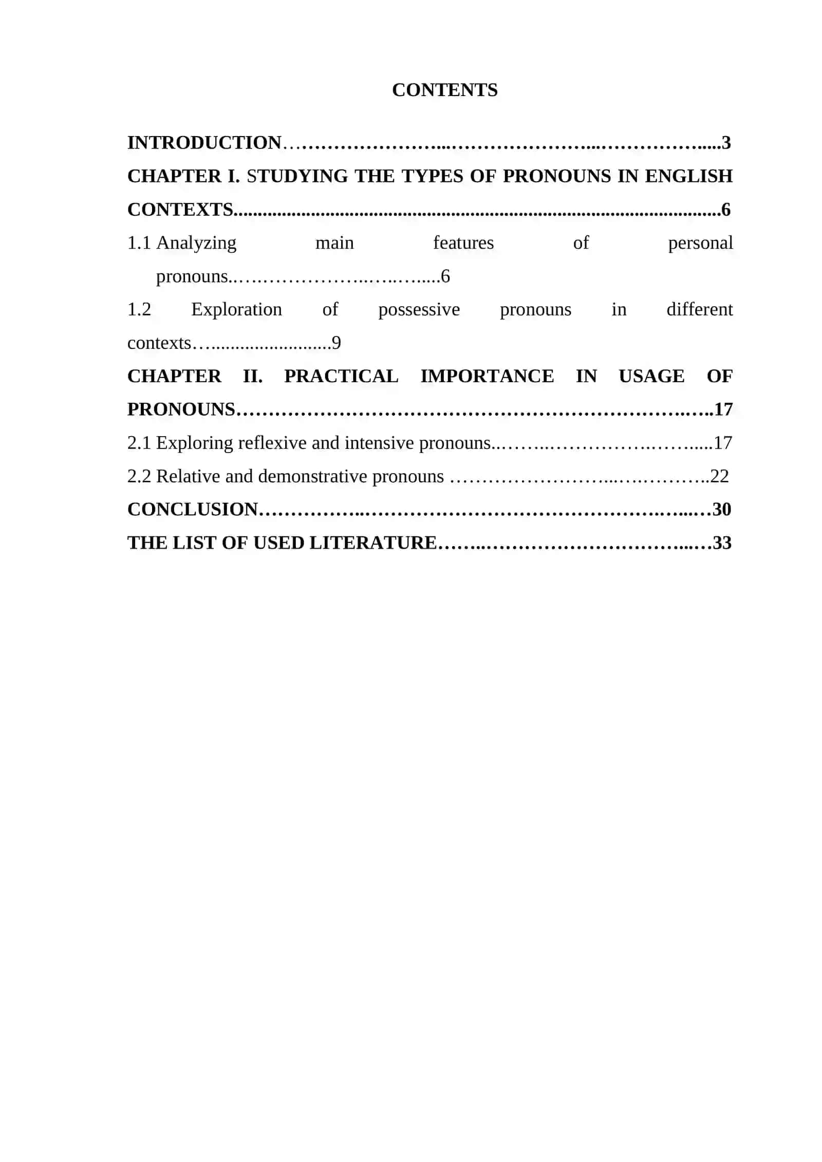 TYPES AND USAGE OF PRONOUNS IN ENGLISH 2