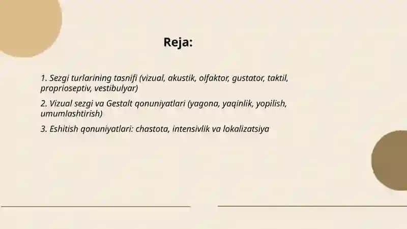 Sezgi turlari va uning qonuniyatlari 2