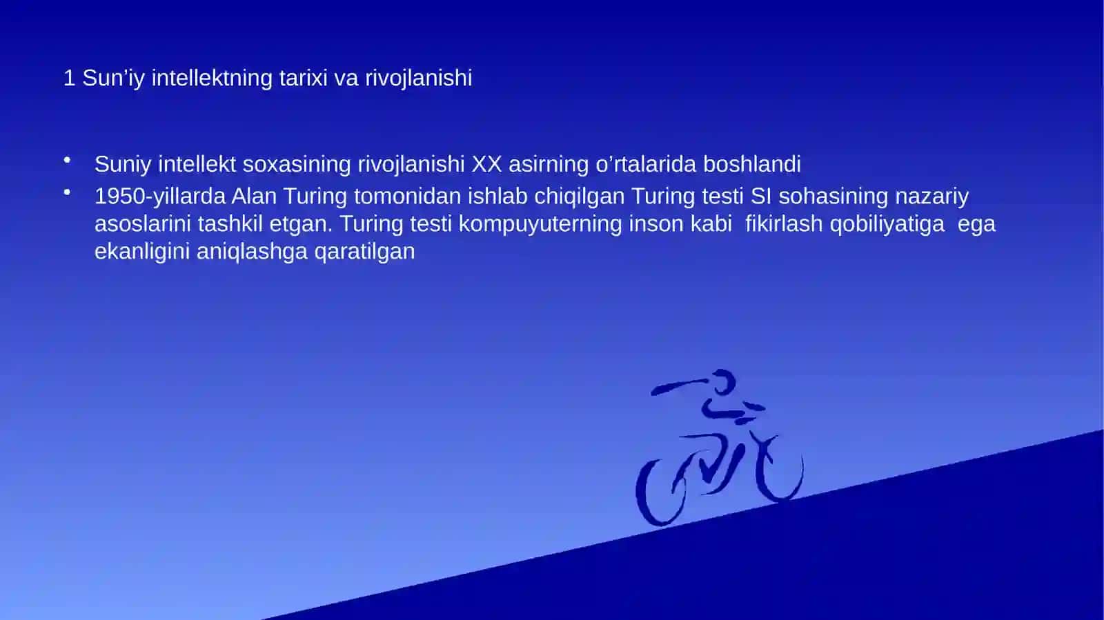 Suniy intellektning tarixi va rivojlanishi 2