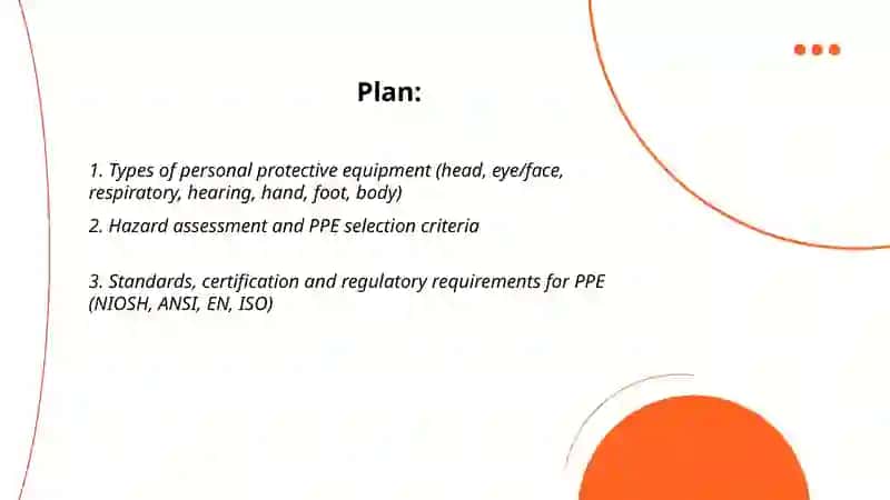 Personal protective equipment and their use 2
