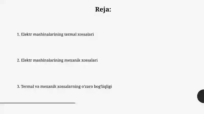 Elektr mashinalarning termik va mexanik xususiyatlari 2