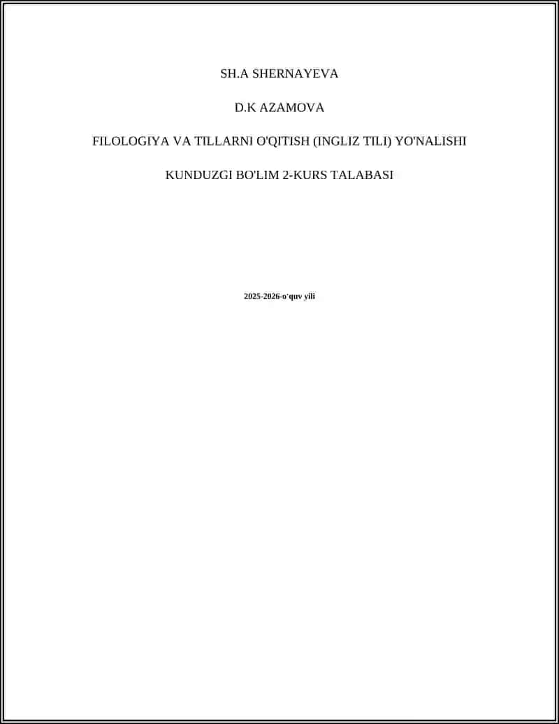 SHAXS TUSHUNCHASINING PSIXOLOGIK TALQINI 2