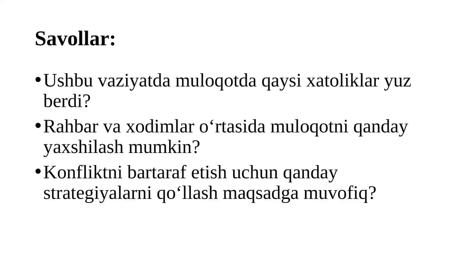 Oilaviy muloqotda tushunmovchilik 2