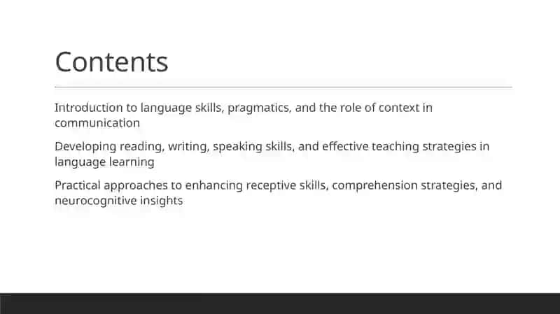 Ways of formation language skills 2