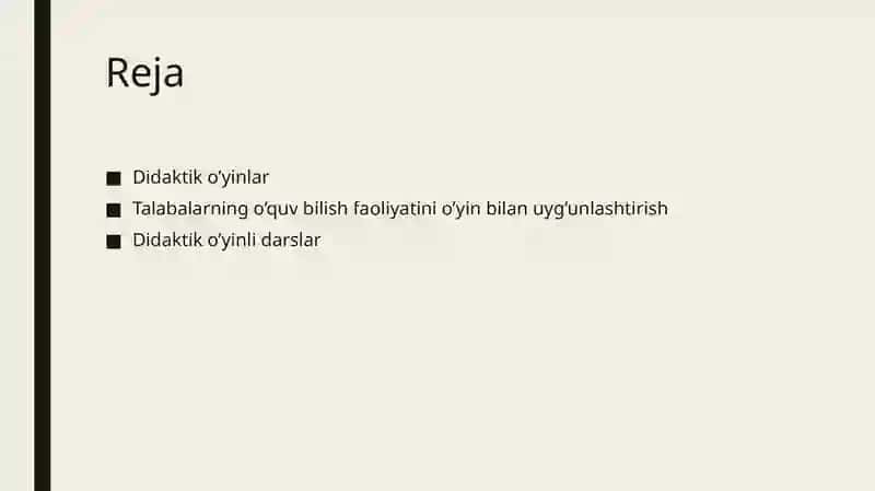 O’yin texnologiyasi 2