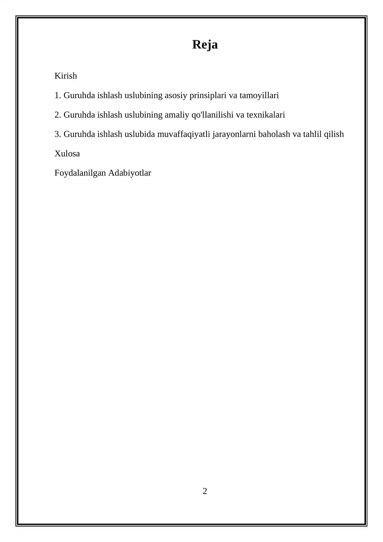 Guruhda Ishlash Uslubi Psixologik Trening 2
