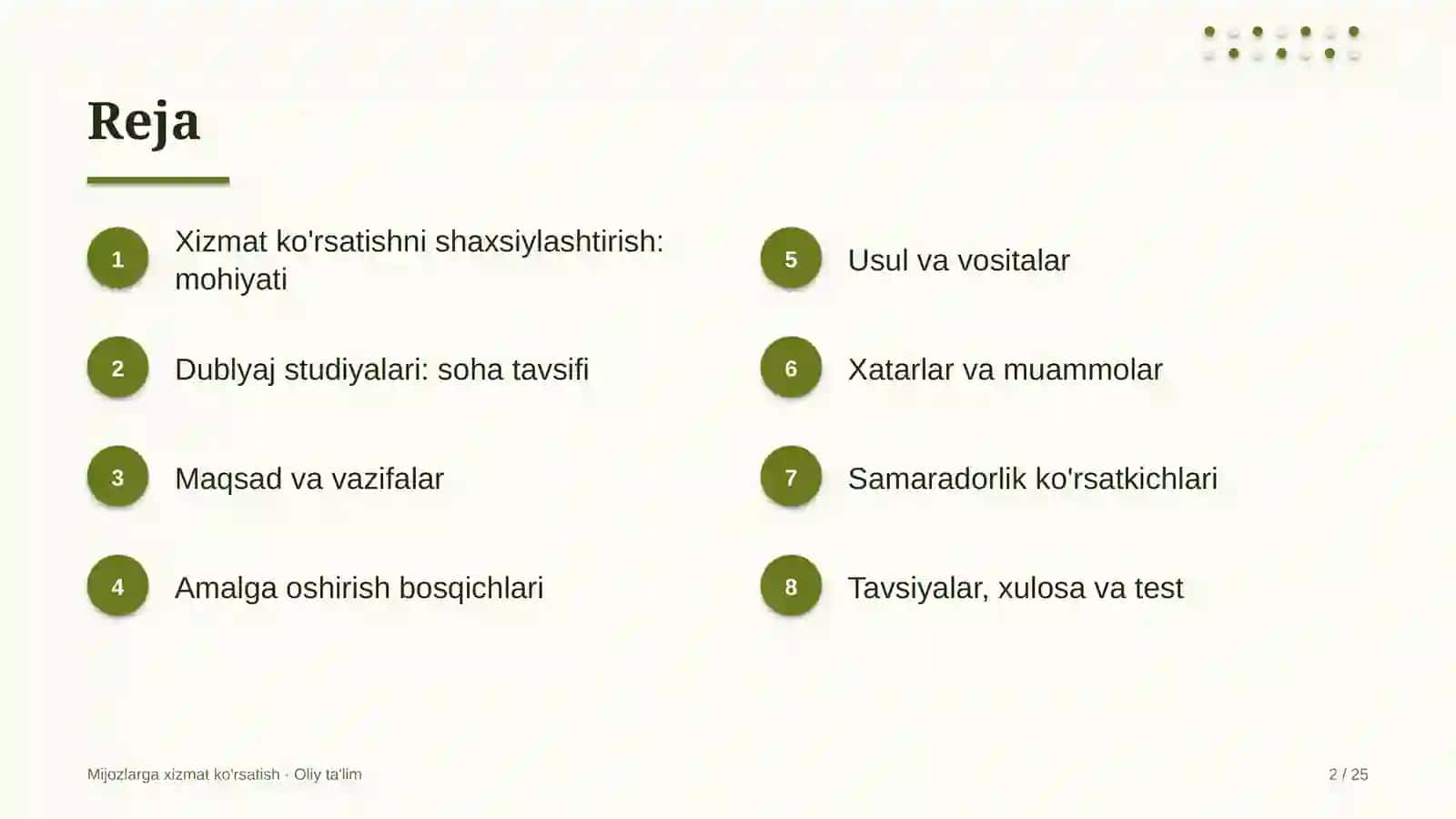 dublyaj studiyalarida xizmat ko'rsatishni shaxsiylashtirish 9386 2