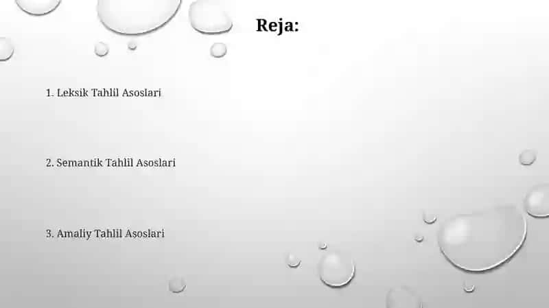 Leksik,semantik, semik tahlil qilish asoslari 2