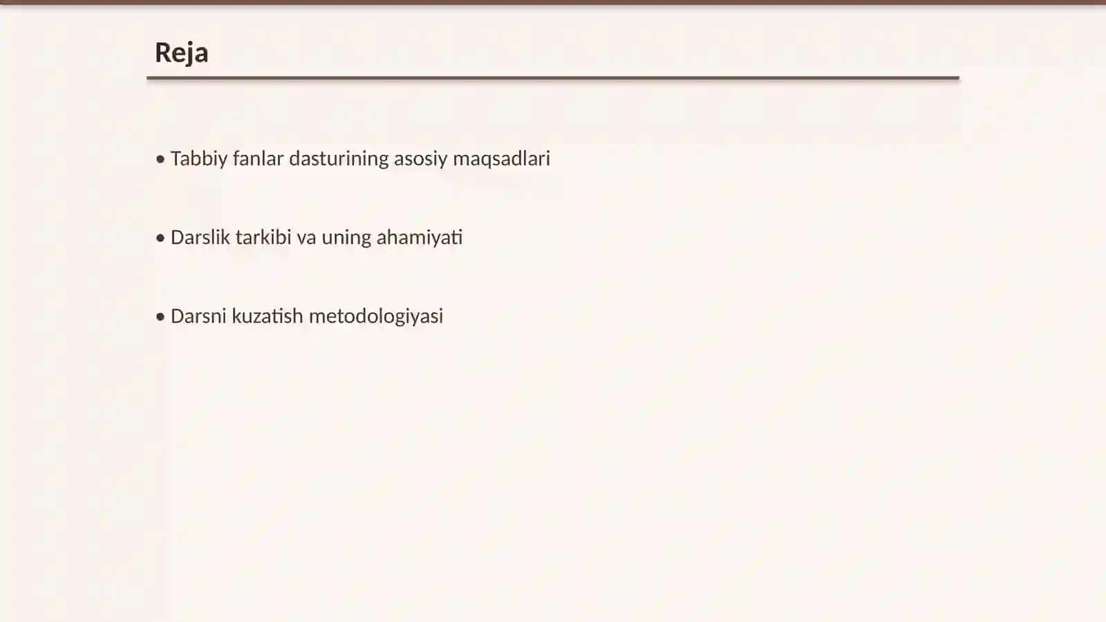 2- sinf Tabbiy fanlar dasturi va darsligini oʻrganish darsi 2