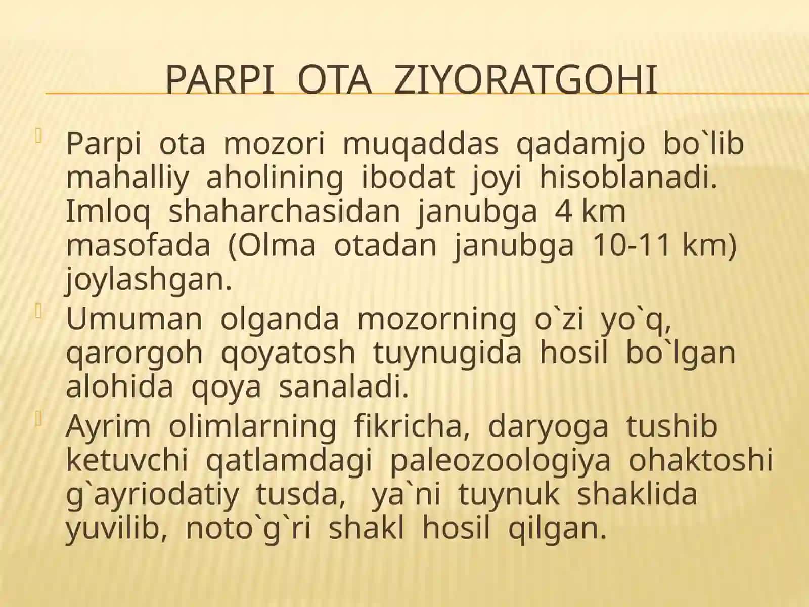 Parpi ota ziyoratgohi 2