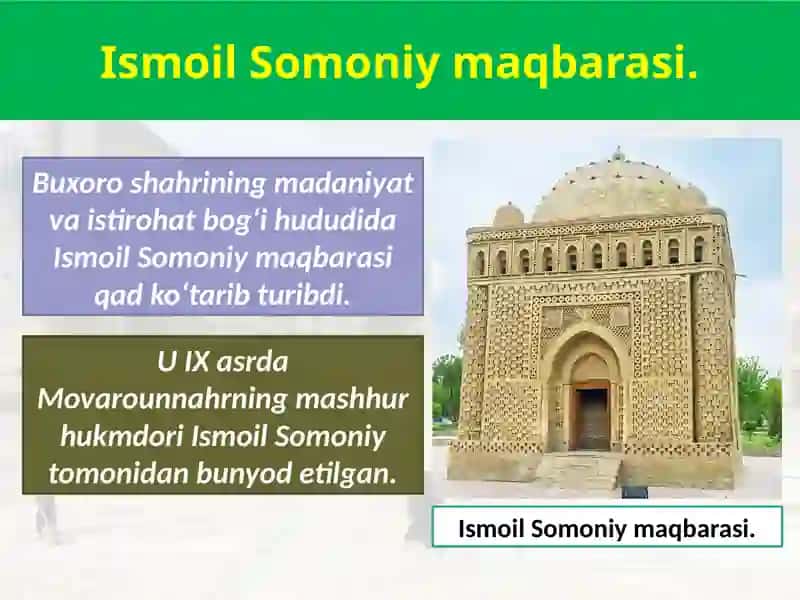 Ismoil Somoniymaqbarasi 2