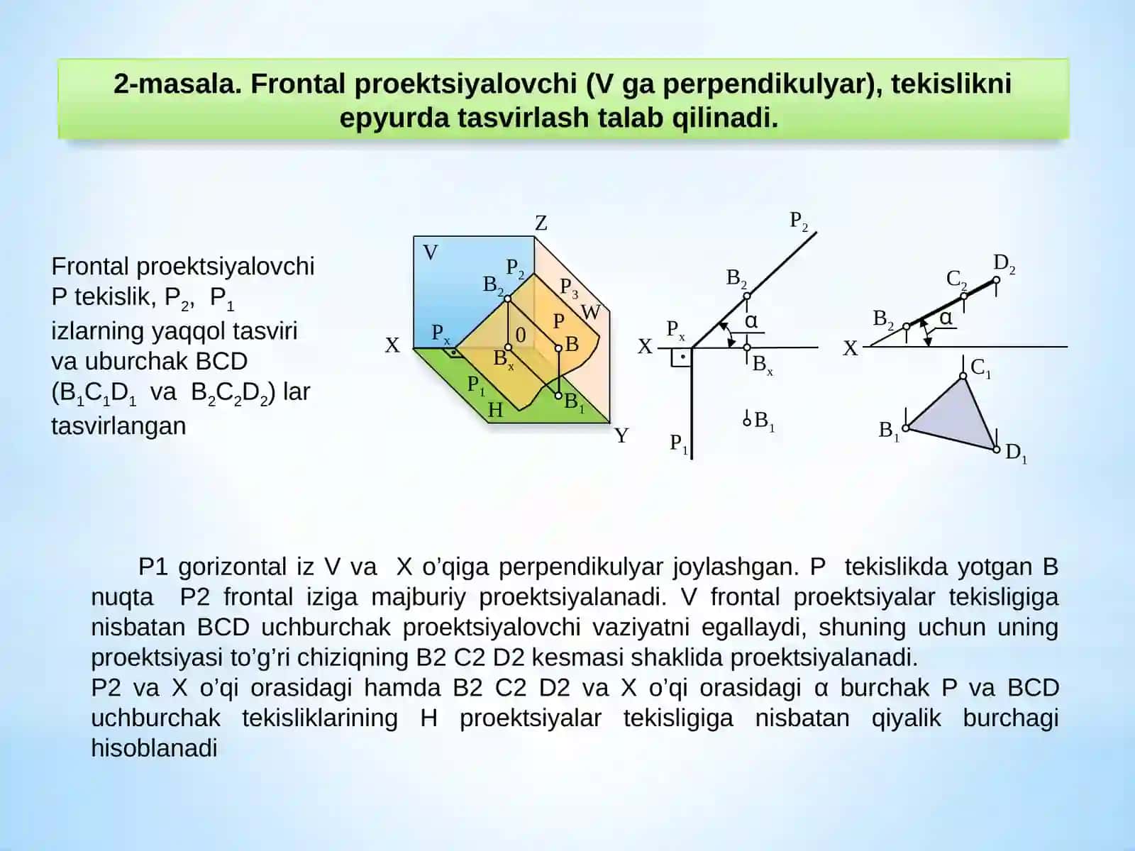 Xususiy vaziyatdagi tekisliklar 2