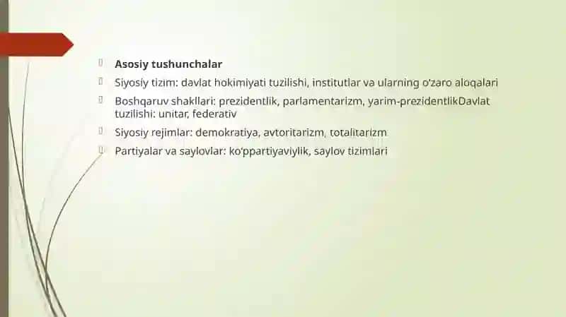 Qiyosiy siyosat (Comparative Politics) 2
